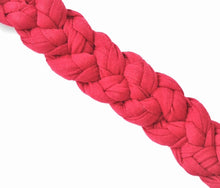 Load image into Gallery viewer, Large Stretchy Braided Dog Pull Toy - Red - by Jack's Natural Dog Products